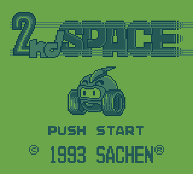 2nd Space Title Screen